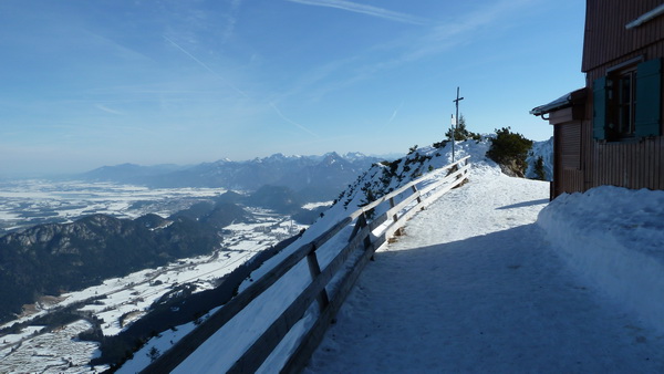 Auf dem Breitenberg von der Ostlerhtte im Winter (1838m) 08.02.2011
