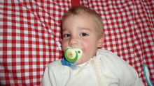 Bastian hat das Erste mal bei Oma bernachtet (26.11.2011).