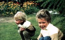 Michael und Klaus Ostern 1980 in Rsselsheim