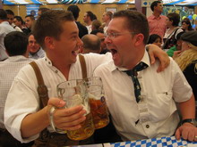 Oktoberfest 2007, Chris und Michael