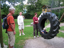 Auf dem Spielplatz in Kloster Irsee 08.08.2008